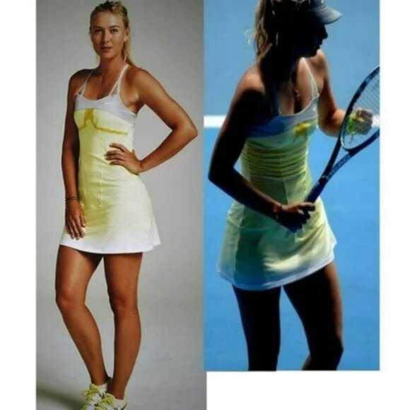 Nwt Nike Maria Sharapova Tennis Dress w/ Bra skirt M Medium